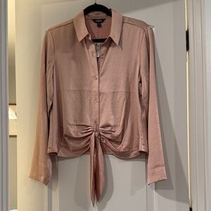 Express Pink Button-Down Shirt